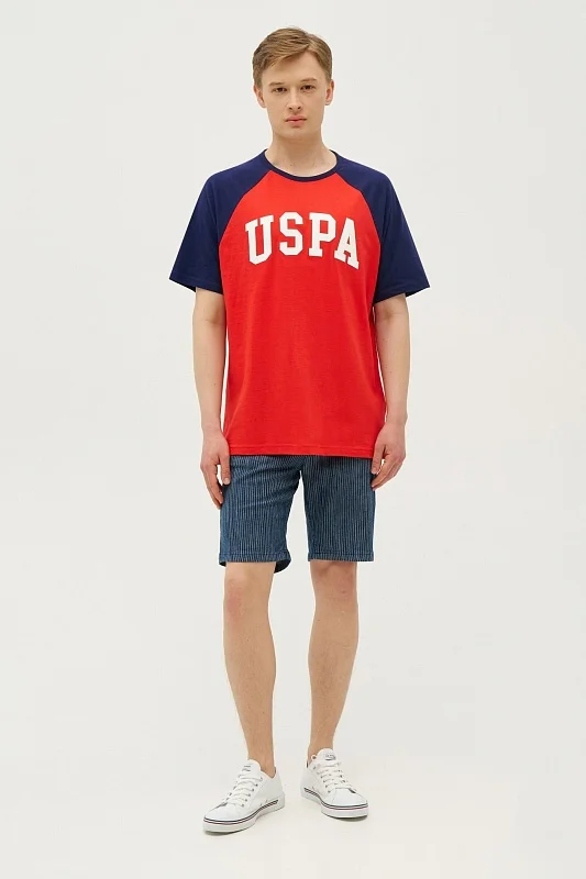 Футболка из хлопка с надписью - G081SZ0110ASTER_R Футболка муж. (VR033, XL)