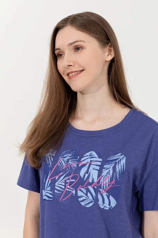 Футболка из хлопка принтом - G082SZ0110FIMIT Футболка жен. (VR212, S)