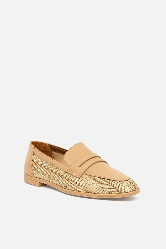 Лоферы комбинированные - S082SZ0330Y24HASTELE Обувь жен. (VR011, 40)