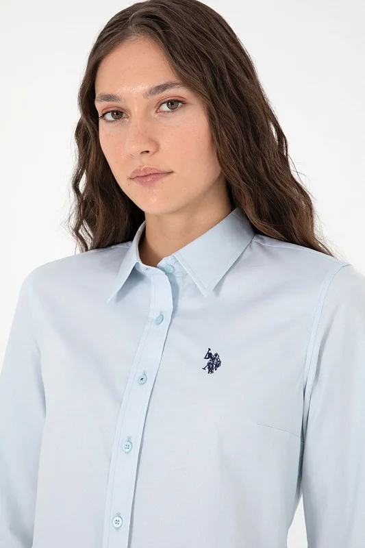 Рубашка из хлопка приталенная - G082SZ0040CRISTA024K Сорочка жен. (VR003, 40)