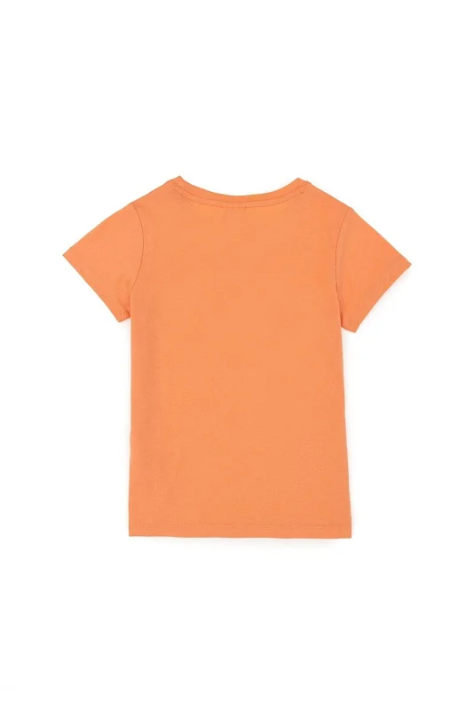 Футболка из хлопка с вышивкой для девочек - G084SZ0110SIMON Футболка жен. детс. (VR047, 3_4)