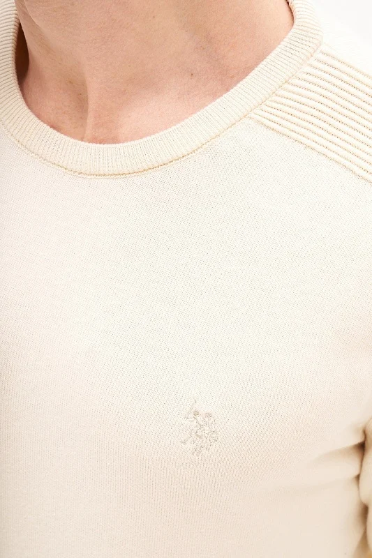 Джемпер из хлопка с рельефными деталями на плечах - G081SZ0TK0ART_TD01_BSK25 Кофта муж. (VR256, 5XL)