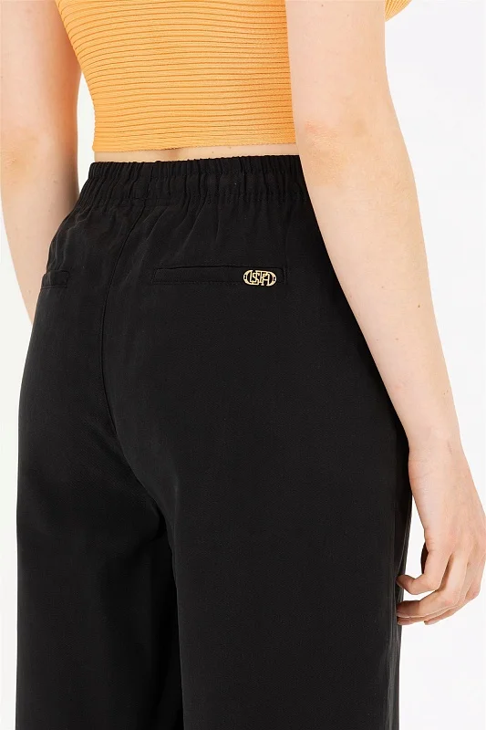 Брюки на кулиске с разрезами широкие - G082SZ0780GAYNO Брюки жен. (VR046, 36)