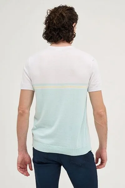 Футболка трикотажная из хлопка - G081SZ0TK0RABERTIN-R Кофта муж. (VR083, XL)