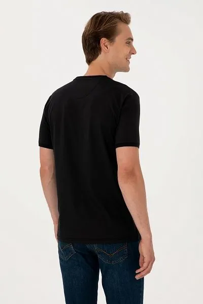 Футболка из хлопка с надписью - G081SZ0110EXC_MELENAS Футболка муж. (VR046, XL)
