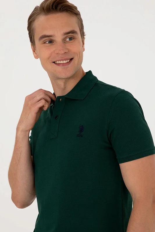 Футболка-поло из хлопка с логотипом - G081SZ0110TP04IY025 Футболка муж. (VR079, XS)