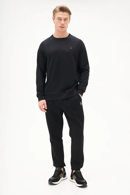 Свитшот однотонный с логотипом - G081SZ0820ART_GRARDOSK025 Толстовка муж. (VR046, XS)