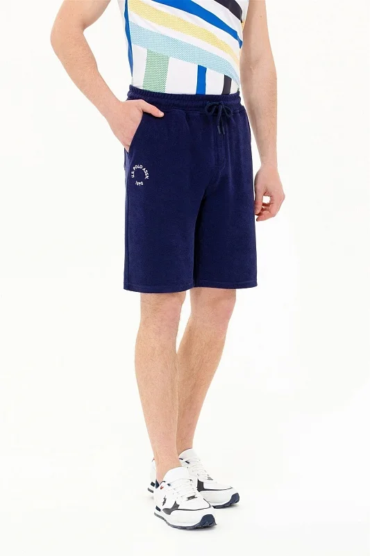 Бермуды спортивные из хлопка махровые - G081SZ0OS0MATE Брюки спорт. муж. (VR033, XS)