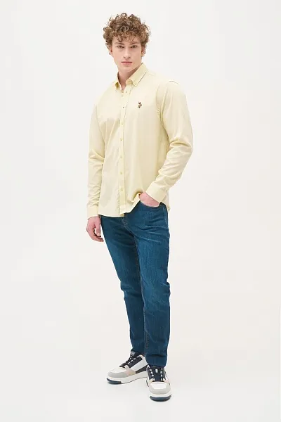 Рубашка из хлопка прямая - G081GL0040ENZOGL025Y Сорочка муж. (VR183, XL)