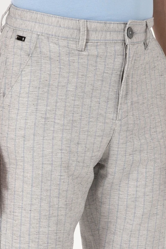 Шорты с льном и вискозой в полоску - G081SZ0310ADOR_S Бермуды муж. (VR001, 28)