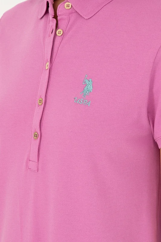 Платье-поло из хлопка свободное - G082GL0750GURLIN24 Платье жен. (VR037, XS)