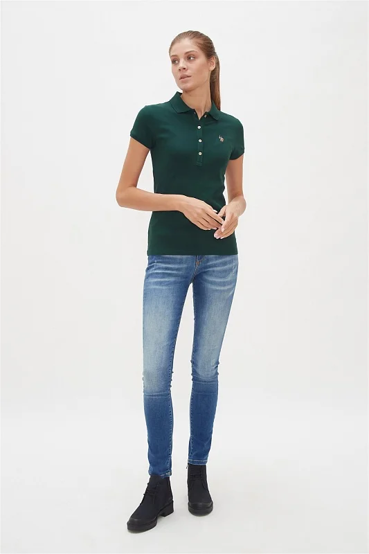 Футболка-поло из хлопка - G082SZ0110TP01SK020-011-R Футболка жен. (VR079, 2XS)