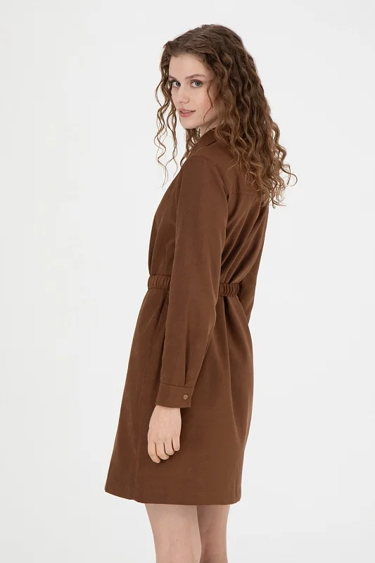 Платье-рубашка мини - G082SZ0320EX_ALOT Платье жен. (VR153, 42)