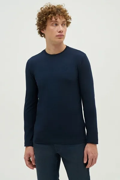 Лонгслив из хлопка - G081SZ0820BISITSK024_R Толстовка муж. (VR033, S)