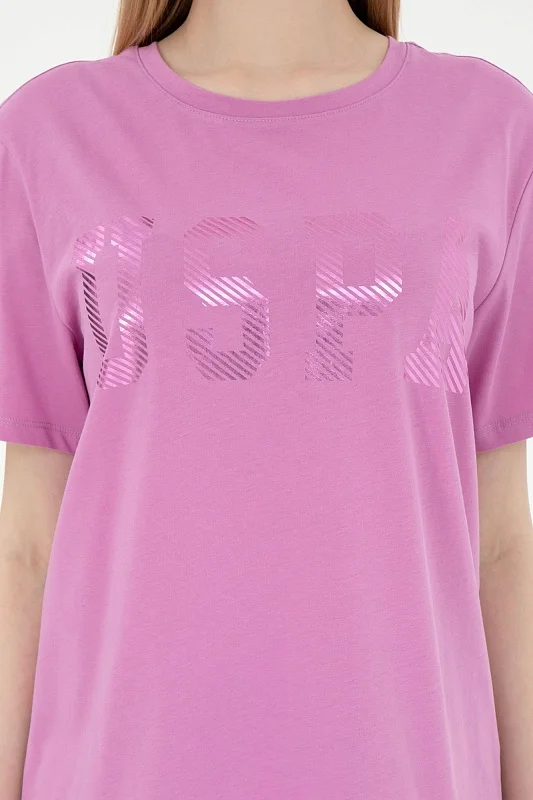 Футболка из хлопка с принтом - G082SZ0110SEANIY025 Футболка жен. (VR023, L)