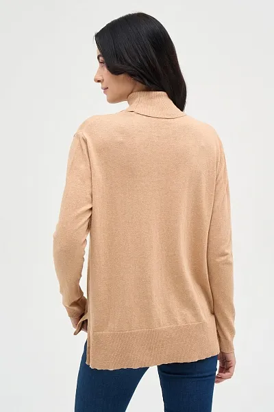 Водолазка из хлопка свободная - G082SZ0TK0ORINAB-R BSK23 Кофта жен. (VR123, 2XS)