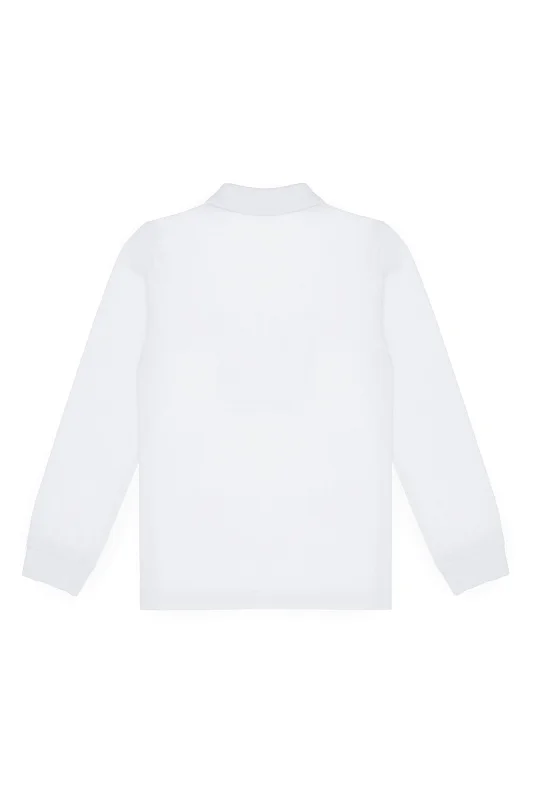 Поло с длинным рукавом из хлопка для мальчиков - G083SZ0820E_GTPKIDS25K Толстовка муж. детс. (VR013, 5_6)