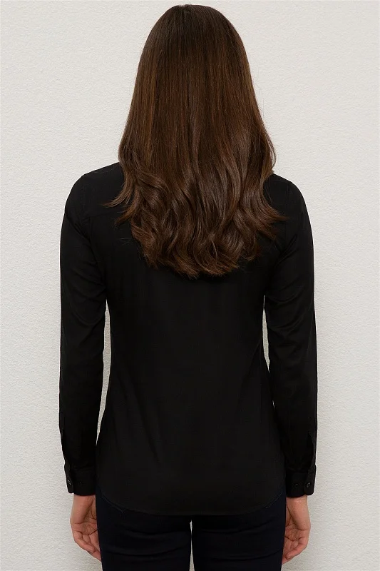 Рубашка из хлопка приталенная - G082SZ0040CRISCOLOR020K Сорочка жен. (VR046, 32)
