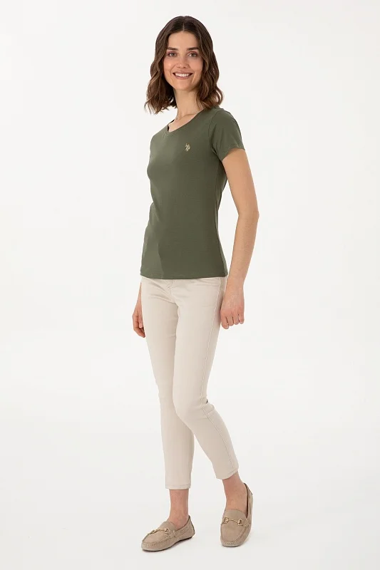Футболка из хлопка приталенная - G082SZ0110TO25 Футболка жен. (VR111, 3XL)
