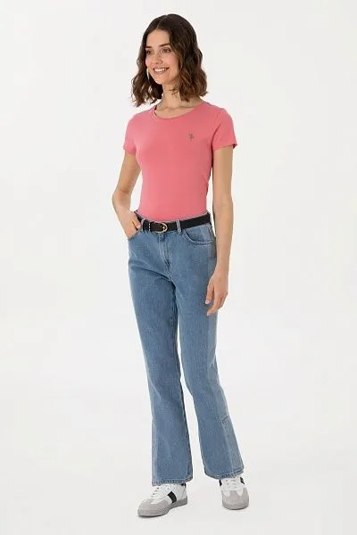Футболка из хлопка с логотипом - G082SZ0110TO25 Футболка жен. (VR167, L)