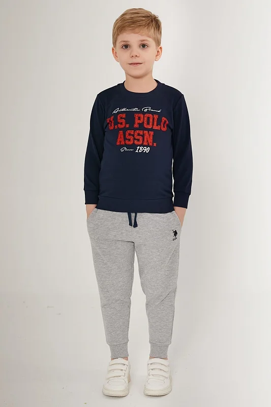 Спортивный костюм без флиса для мальчиков - G083SZ0HF0US1544 Костюм дом. муж. детс. (VR033, 6-7)
