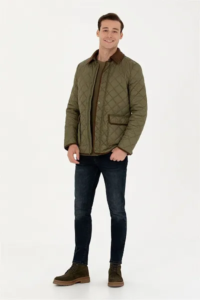 Куртка стеганая с отложным воротником - G081SZ0MS0NUCK23K Куртка муж. (VR027, 48)