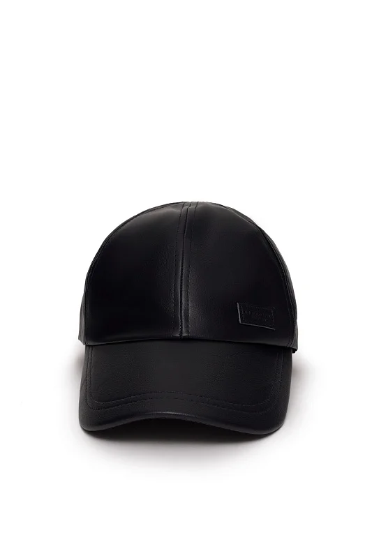 Бейсболка из экокожи - A081SZ064P01DORTE Шапка муж. (VR033)
