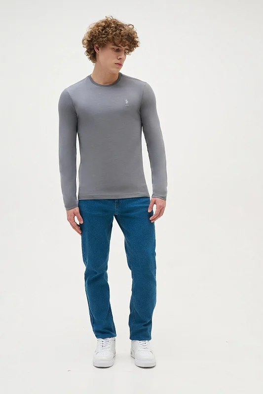Лонгслив из хлопка - G081SZ0820BISITOUT_R Толстовка муж. (VR024, M)