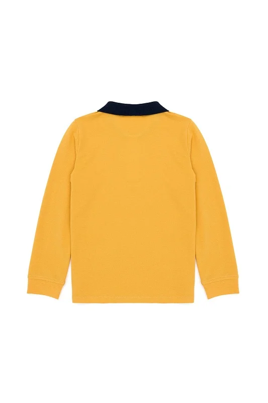 Поло с длинным рукавом из хлопка для мальчиков - G083SZ0820SD01KIDSSK023-B Толстовка муж. детс. (VR043, 2)