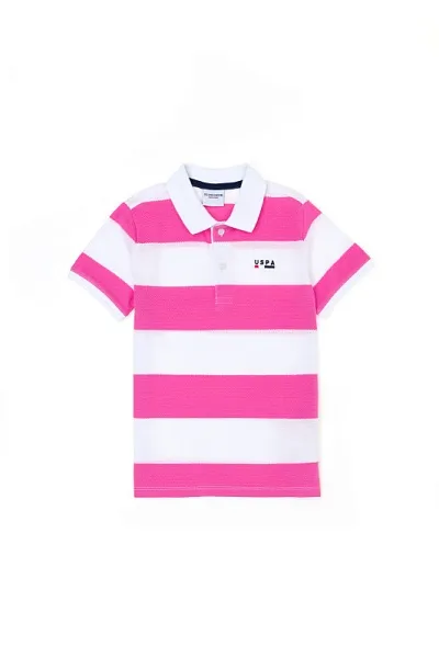 Футболка-поло в полоску для мальчиков - G083SZ0110ERSTA Футболка муж. детс. (VR041, 12_13)
