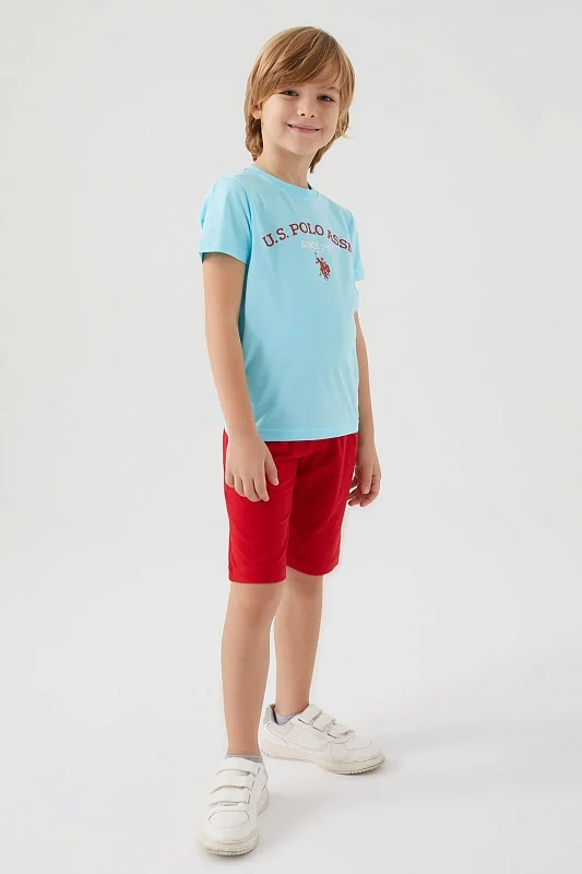 Футболка и шорты для мальчиков - G083SZ0HF0US1369 Костюм дом. муж. детс. (VR090, 6-7)