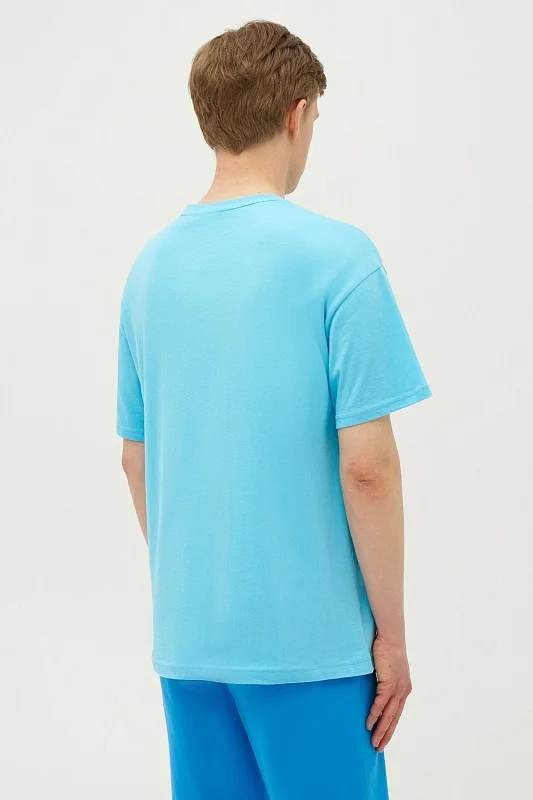 Футболка из хлопка с надписью - G081SZ0110BUSTER-R Футболка муж. (VR093, S)