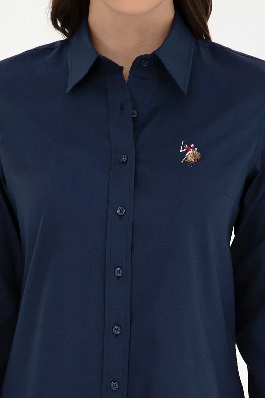 Рубашка из хлопка приталенная - G082SZ0040CRISCOLOR024K Сорочка жен. (VR033, 34)