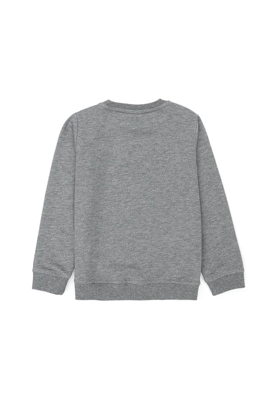 Свитшот из хлопка с принтом для мальчиков - G083SZ0820JEREMYKIDSSK023-B Толстовка муж. детс. (VR086, 1)