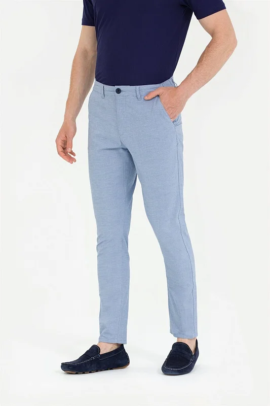 Брюки с поясом на резинке зауженные - G081SZ0780BONHAR_P Брюки муж. (VR032, 29)