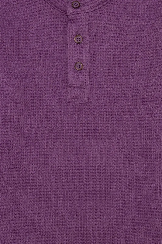 Лонгслив из вафельной ткани для мальчиков - G083SZ0820MAUKIDS Толстовка муж. детс. (VR037, 11_12)