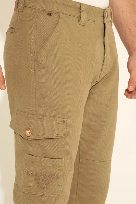 Брюки джоггеры с добавлением льна - G081SZ0780JOGGER24Y Брюки муж. (VR027, 38, 32)