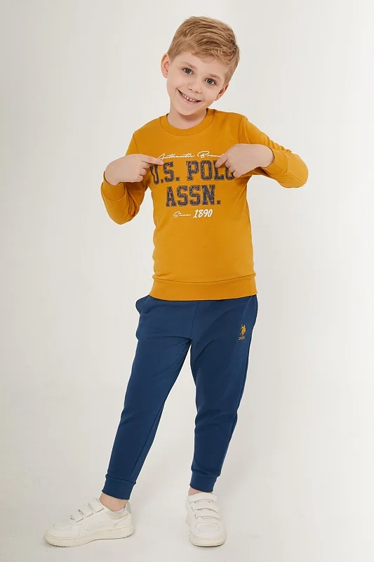 Спортивный костюм свитшот и брюки для мальчиков - G083SZ0HF0US1544 Костюм дом. муж. детс. (VR094, 9-10)
