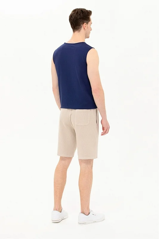 Шорты спортивные из хлопка фактурные - G081SZ0OS0FANOTO Брюки спорт. муж. (VR049, S)
