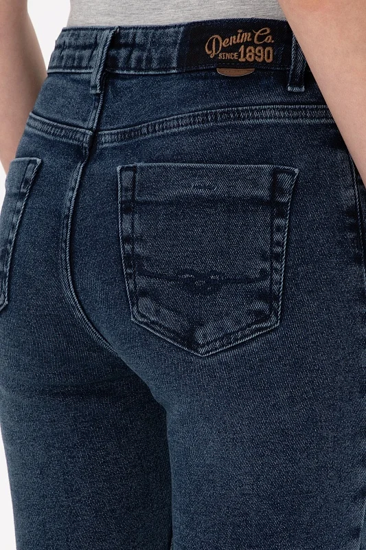 Джинсы зауженные с высокой посадкой - G082SZ0800YETLA Джинсы жен. (DN0023, 32)