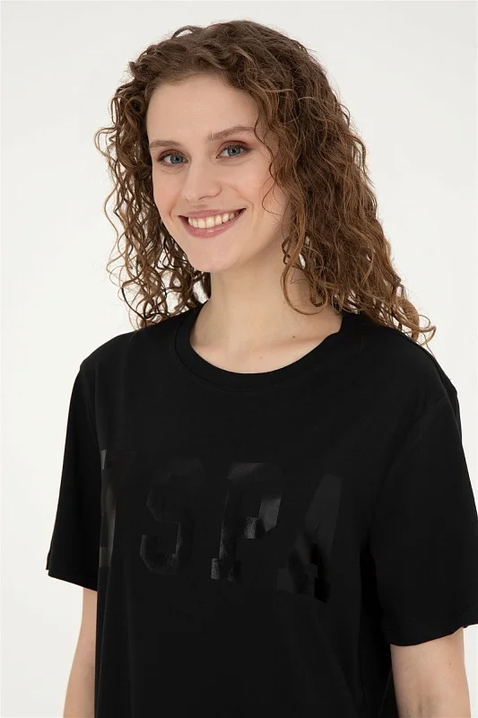 Футболка из хлопка с принтом свободная - G082SZ0110SEANIY24 Футболка жен. (VR046, XS)