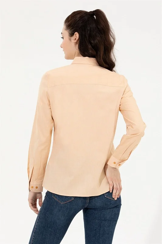 Рубашка из хлопка приталенная - G082SZ0040CRISCOLOR022K Сорочка жен. (VR043, 36)