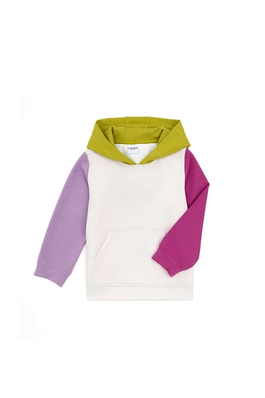 Худи в стиле колор-блок для девочек - G084SZ0820REFTEN Толстовка жен. детс. (VR049, 5_6)
