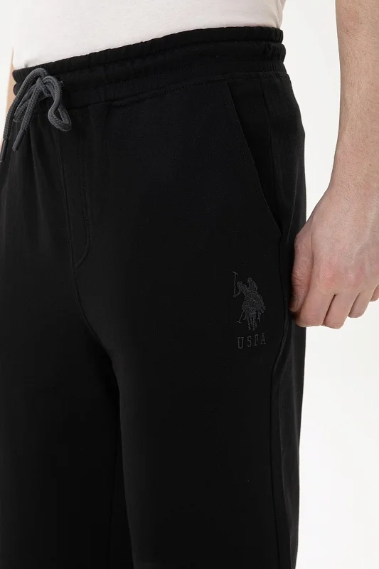 Бермуды спортивные из хлопка с вышитым логотипом - G081SZ0OS0DUSTYIY024 Брюки спорт. муж. (VR046, 2XL)