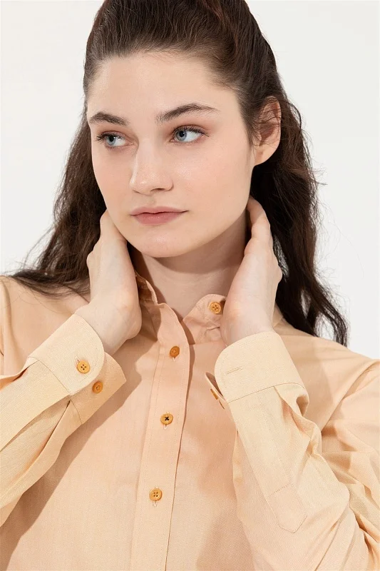 Рубашка из хлопка приталенная - G082SZ0040CRISCOLOR022K Сорочка жен. (VR043, 36)