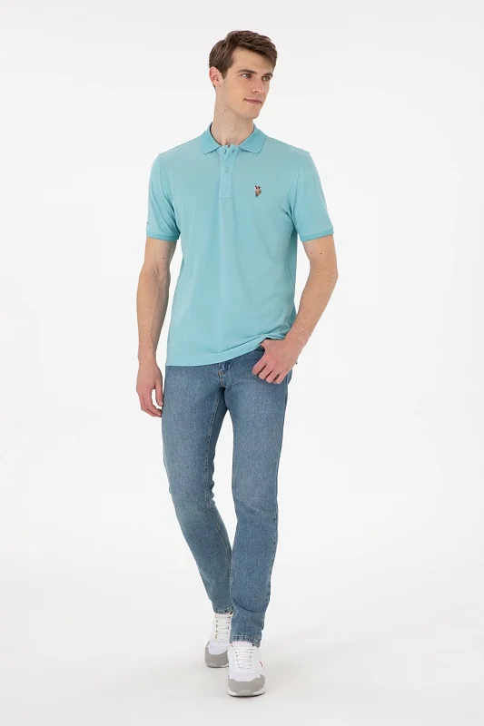 Футболка-поло из смесового хлопка - G081SZ0110DOLFIY024 Футболка муж. (VR090, XL)