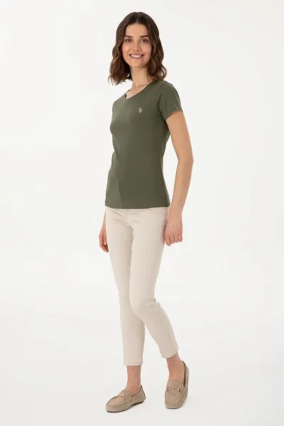 Футболка из хлопка с логотипом - G082SZ0110TO25 Футболка жен. (VR111, 2XL)