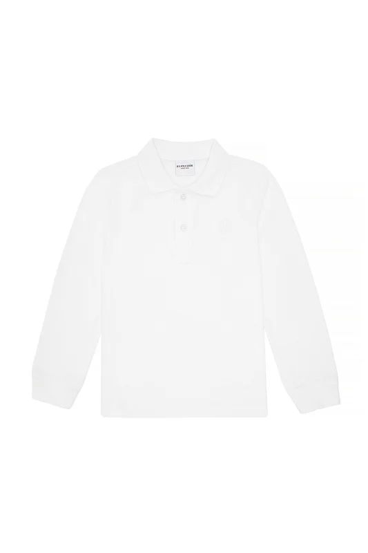 Поло с длинным рукавом из хлопка для мальчиков - G083SZ0820TP01KIDSSK024 Толстовка муж. детс. (VR013, 4_5)