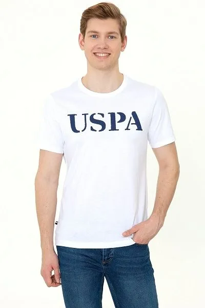 Футболка из хлопка с надписью - G081SZ0110GEARTIY022 Футболка муж. (VR013, 2XS)