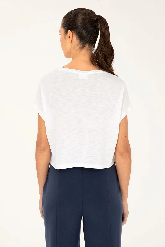 Футболка из модала укороченная - G082SZ0110PROP_S Футболка жен. (VR013, XL)